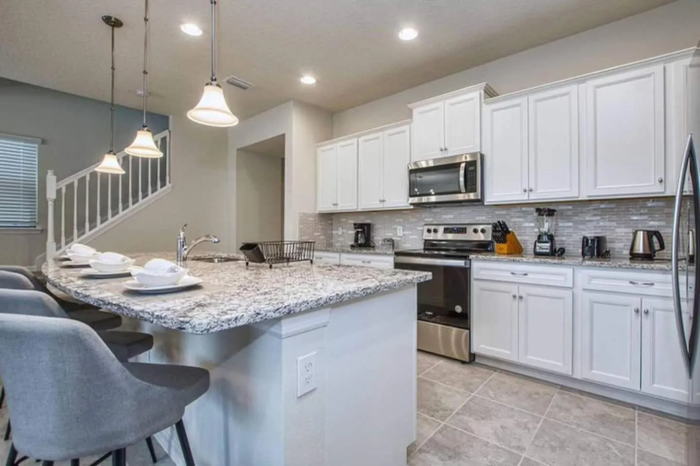 Lovely 5br4ba W Private Heated Pool & Bbq Grill 度假居 *