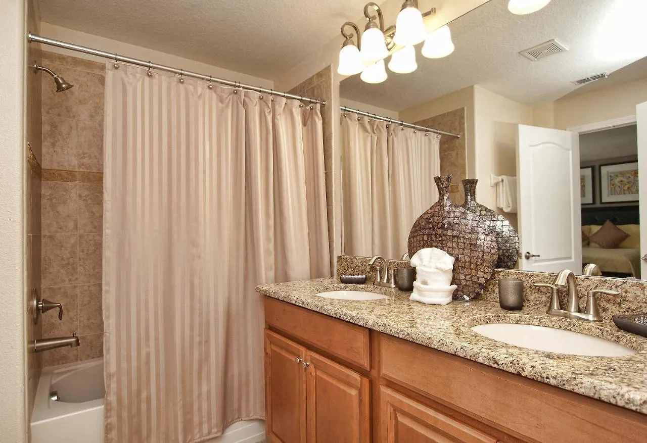 Paradise Palms-4 Bed Townhome W/ Splashpool-3029pp オーランド