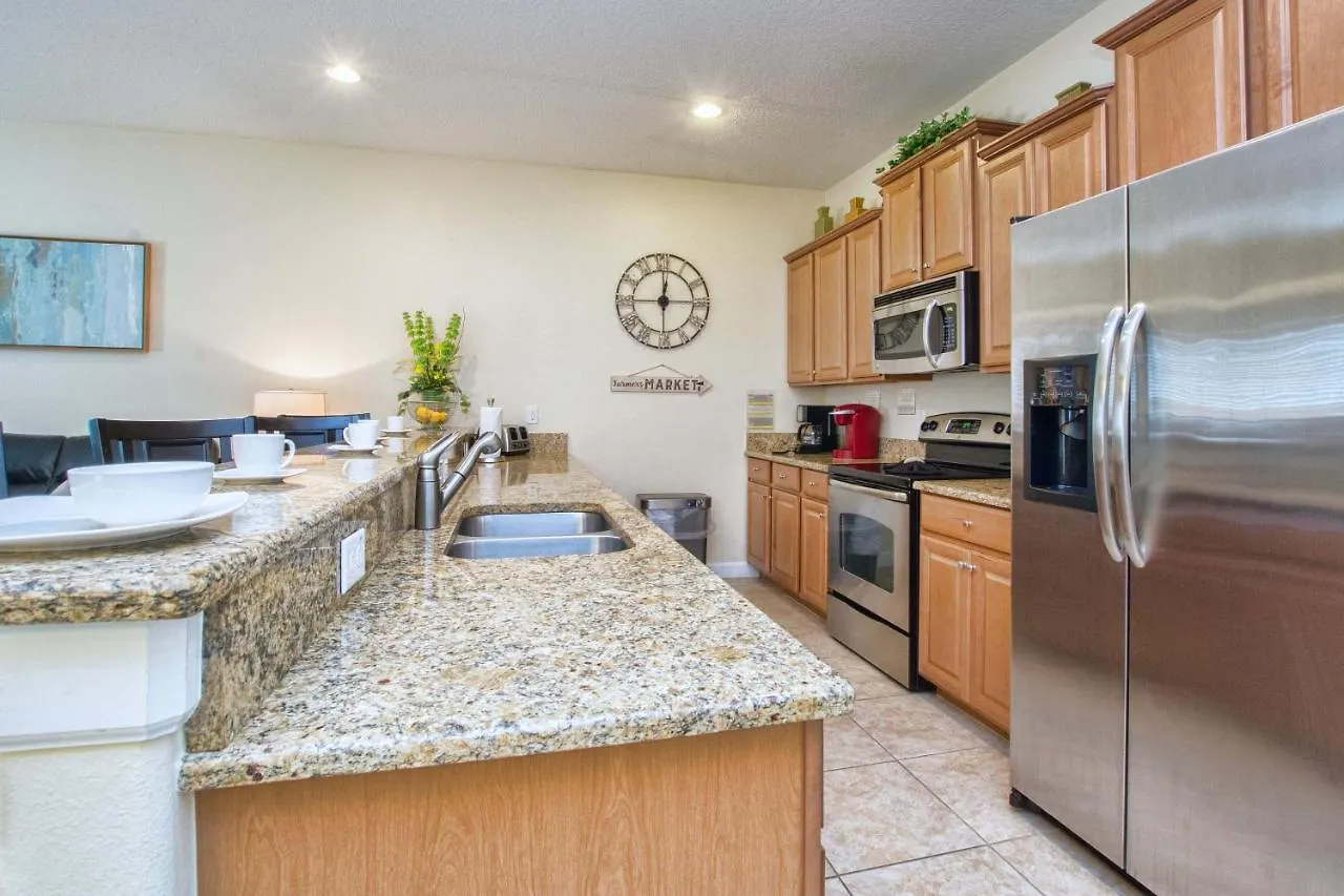 Paradise Palms-4 Bed Townhome W/splashpool-3032pp Villa