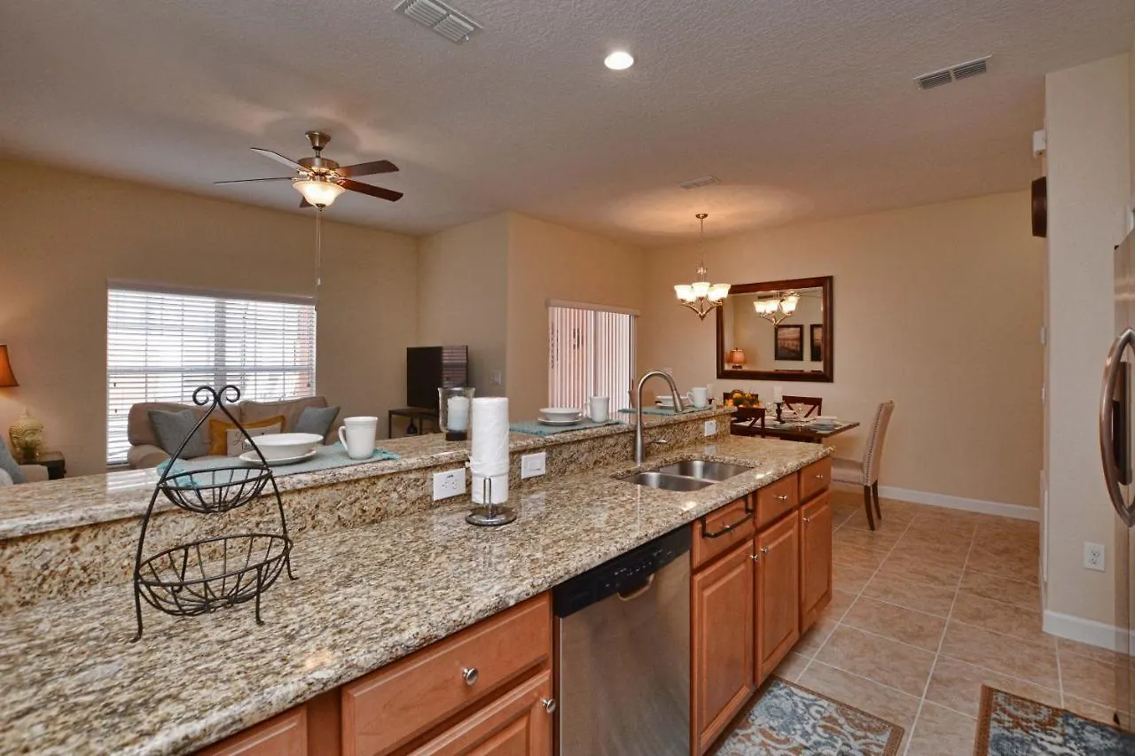 Tatil Evi Paradise Palms- 4 Bed Townhome W/splashpool-3214pp *
