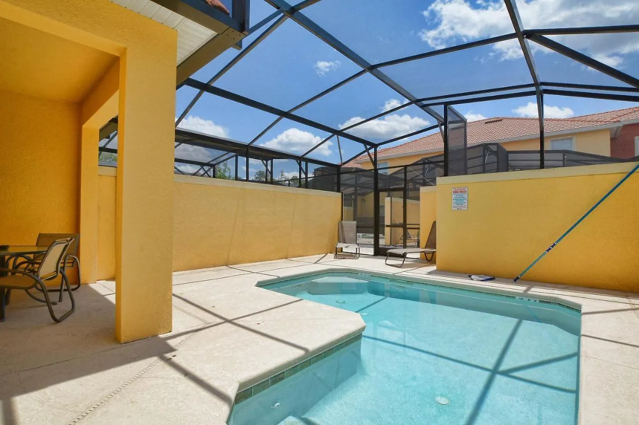 Villa Paradise Palms- 4 Bed Townhome W/splashpool-3204pp Orlando