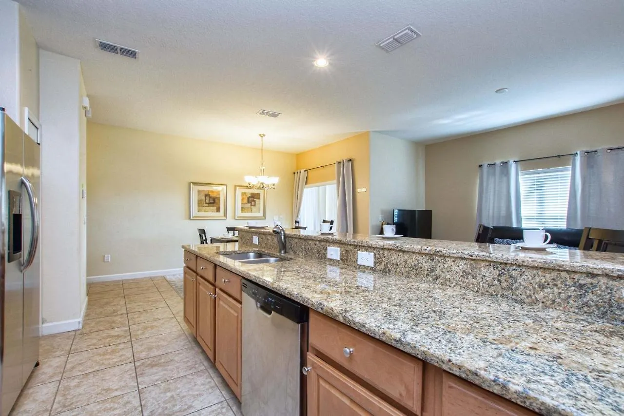 Villa Paradise Palms-4 Bed Townhome W/splashpool-3032pp Kissimmee
