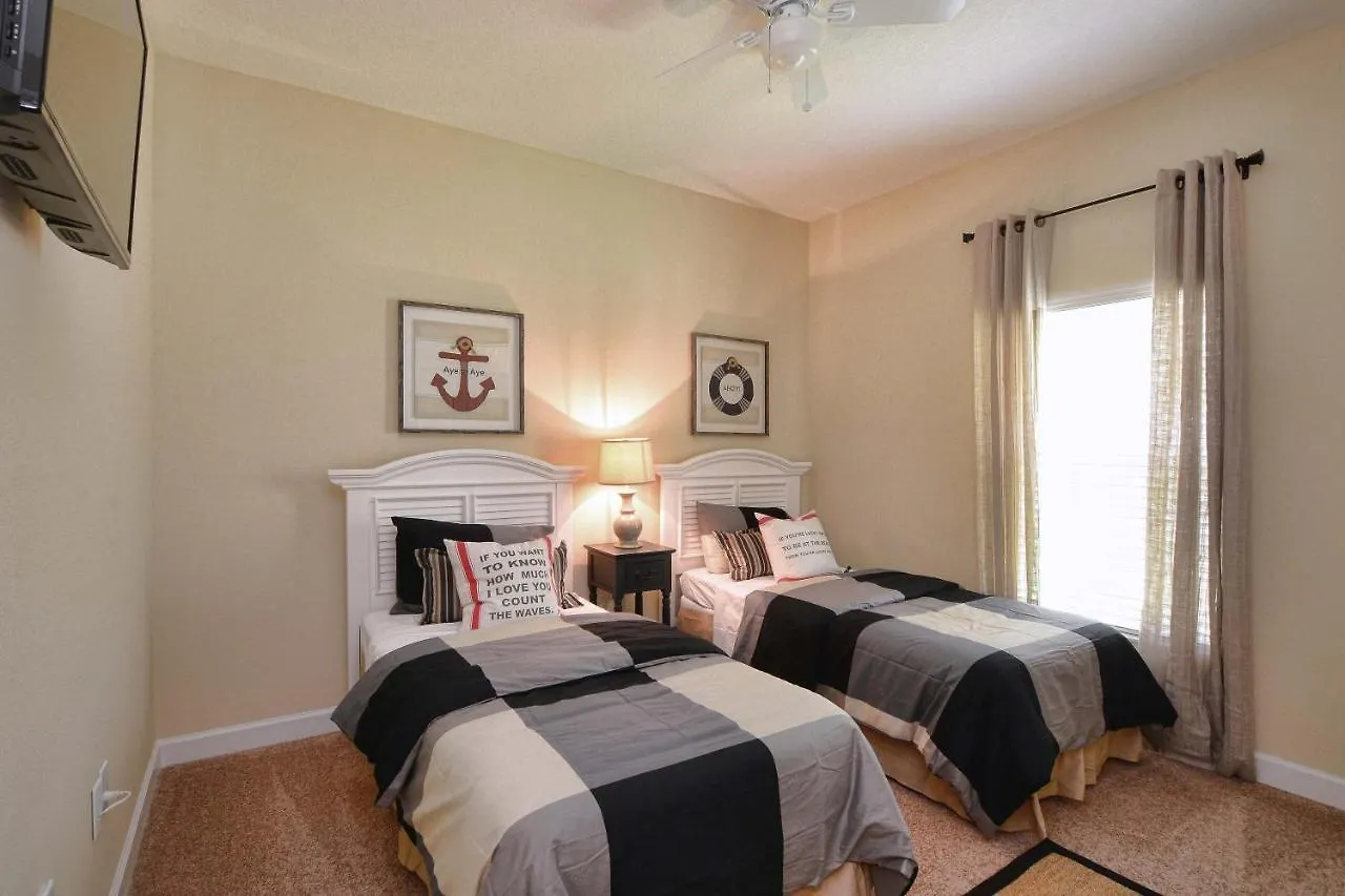 Casa de Férias Paradise Palms-5 Bed Townhouse W/splashpool-3609pp *