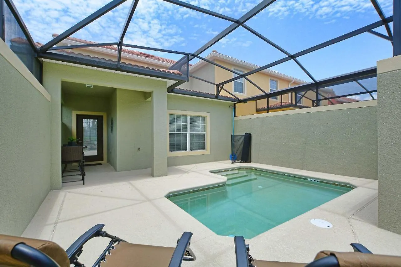 Paradise Palms-5 Bed Townhouse W/splashpool-3609pp Casa de Férias