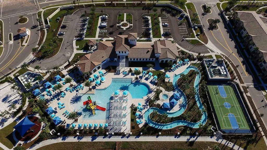 Windsor-5 Bed Townhouse W/splashpool-3808ww Orlando