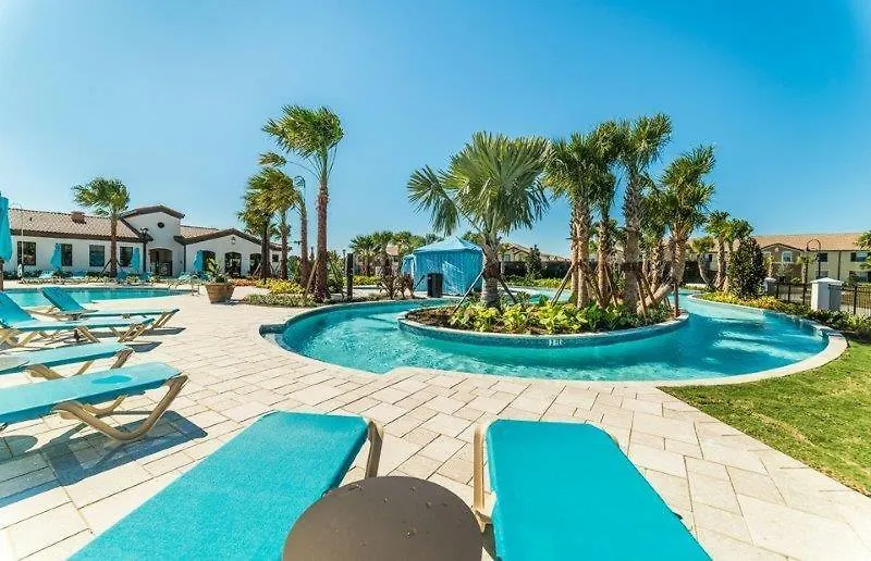 Windsor-5 Bed Townhouse W/splashpool-3808ww Villa Orlando