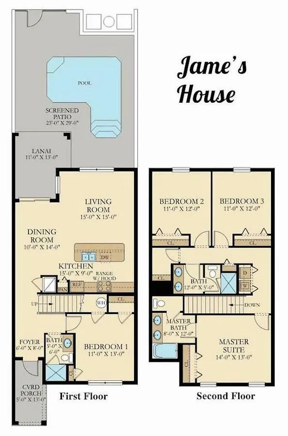 I - New 4 Bedroom - 5 Miles To - Free Water Park - Private Pool * Kissimmee