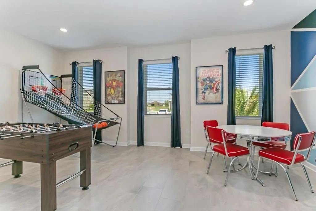 펜션 Superior 9 Bed Games Room, Pool Themed Rooms! *