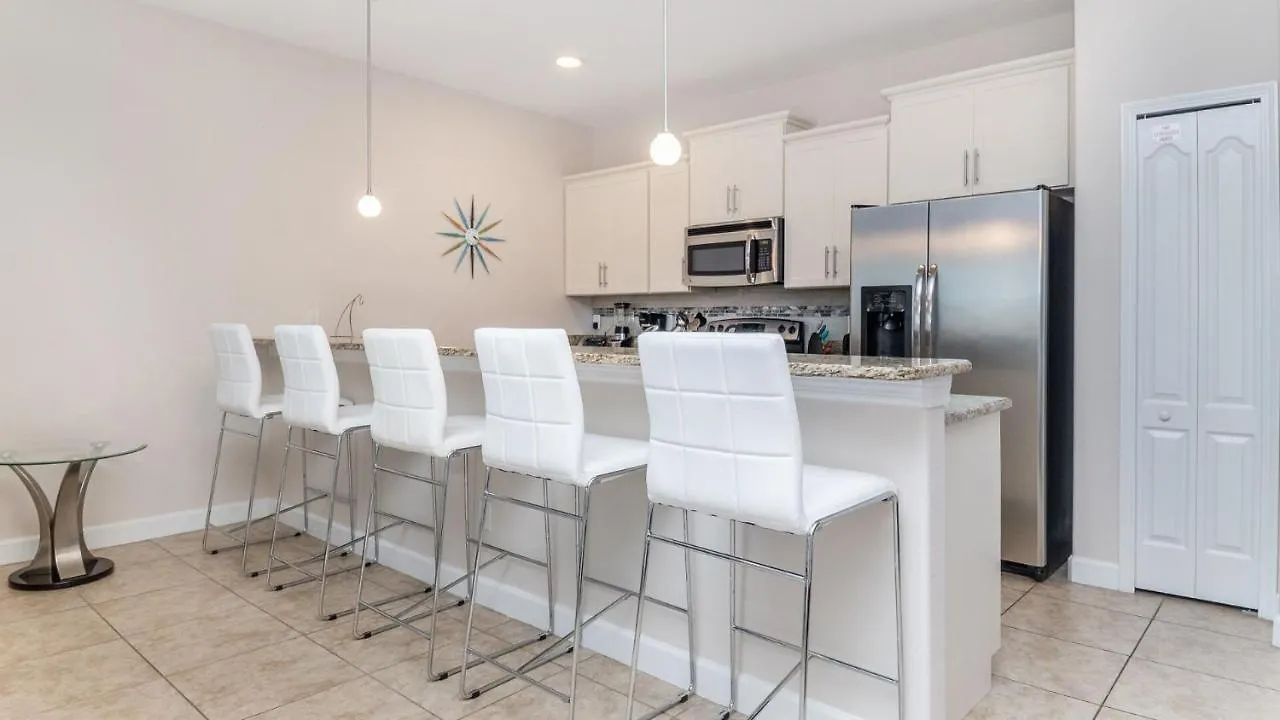 Villa Luxury 4 Bedroom Townhome On Paradise Palms Resort, Orlando Townhome 3360 *