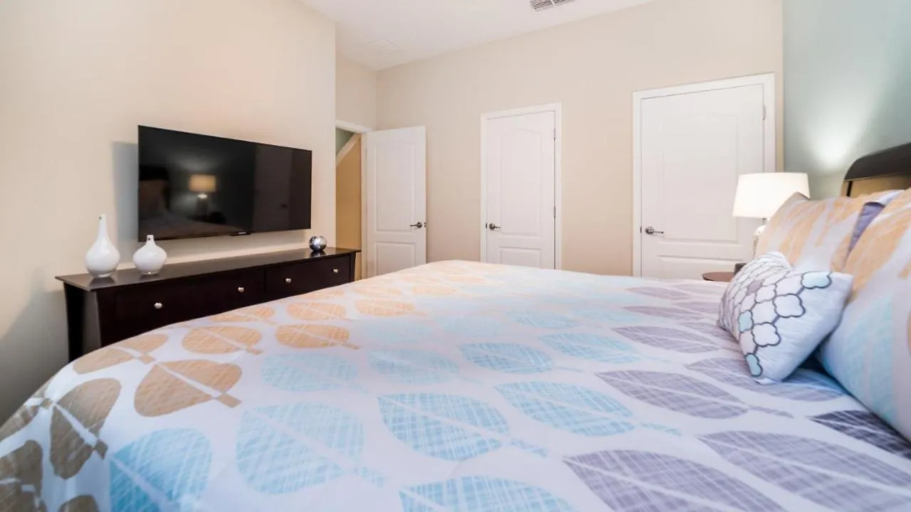 Villa Luxury 4 Bedroom Townhome On Paradise Palms Resort, Orlando Townhome 3272 Four Corners