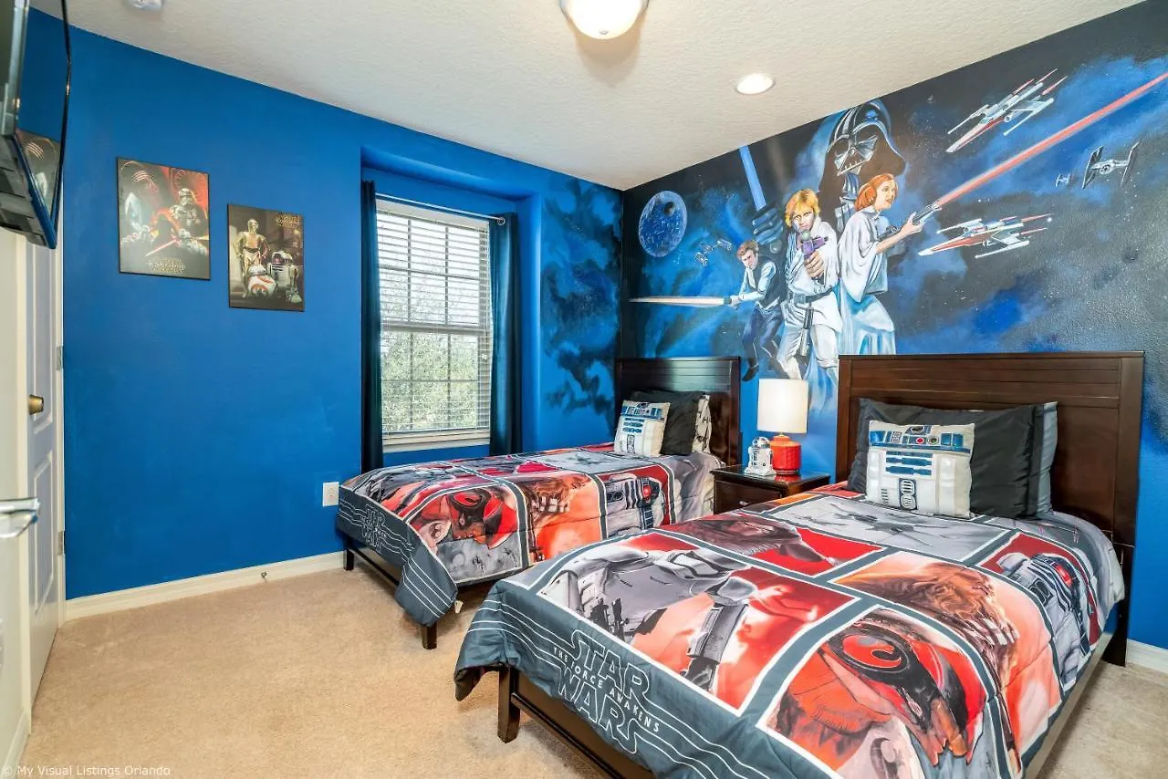 펜션 5-bedroom With Private Pool -15 Mins From Disney- *