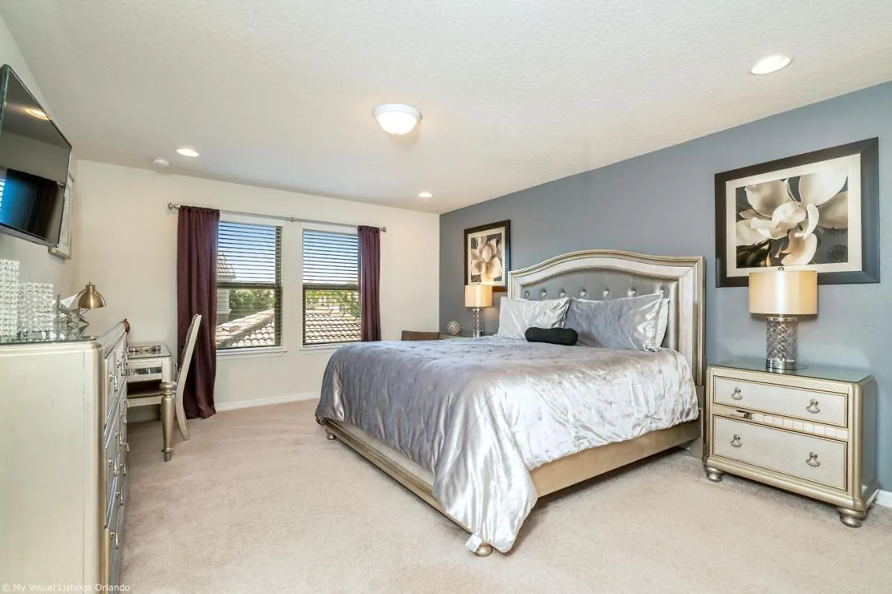 펜션 5-bedroom With Private Pool -15 Mins From Disney- *
