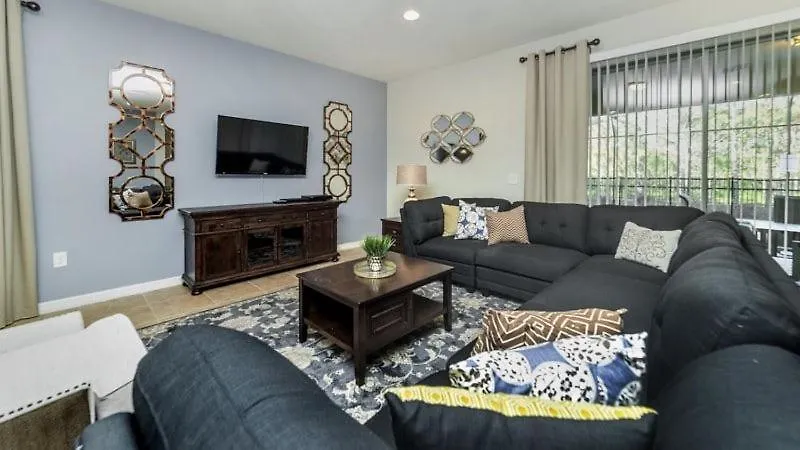 Stunning 8 Bedroom 6 Bath Pool At Windsor At Westside 度假居 奥兰多