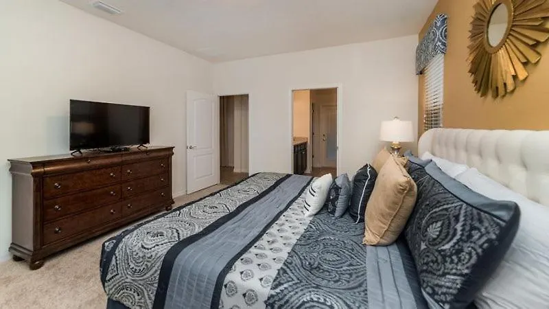 度假居 Stunning 8 Bedroom 6 Bath Pool At Windsor At Westside 奥兰多