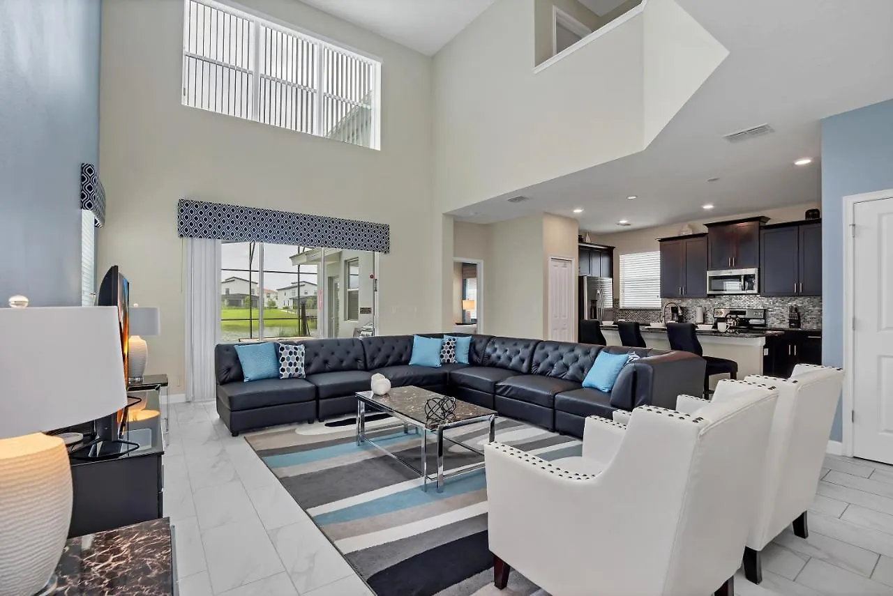 Lakeview With Private Pool And Free Water Park -10mins From Disney- בית נופש קיסימי