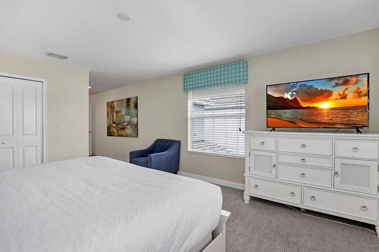 Lakeview With Private Pool And Free Water Park -10mins From Disney- קיסימי