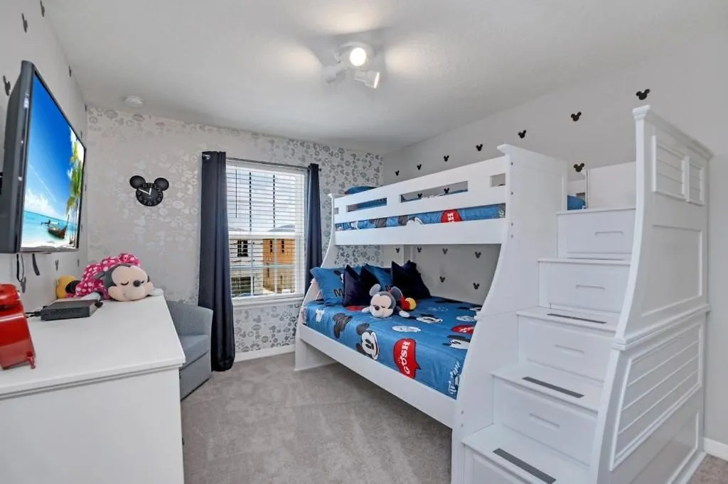 5 Bed With Fantastic Game In Fun Resort! Townhouse Kissimmee