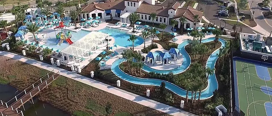 Windsor-5 Bed Townhouse W Splashpool-3815ww * Kissimmee