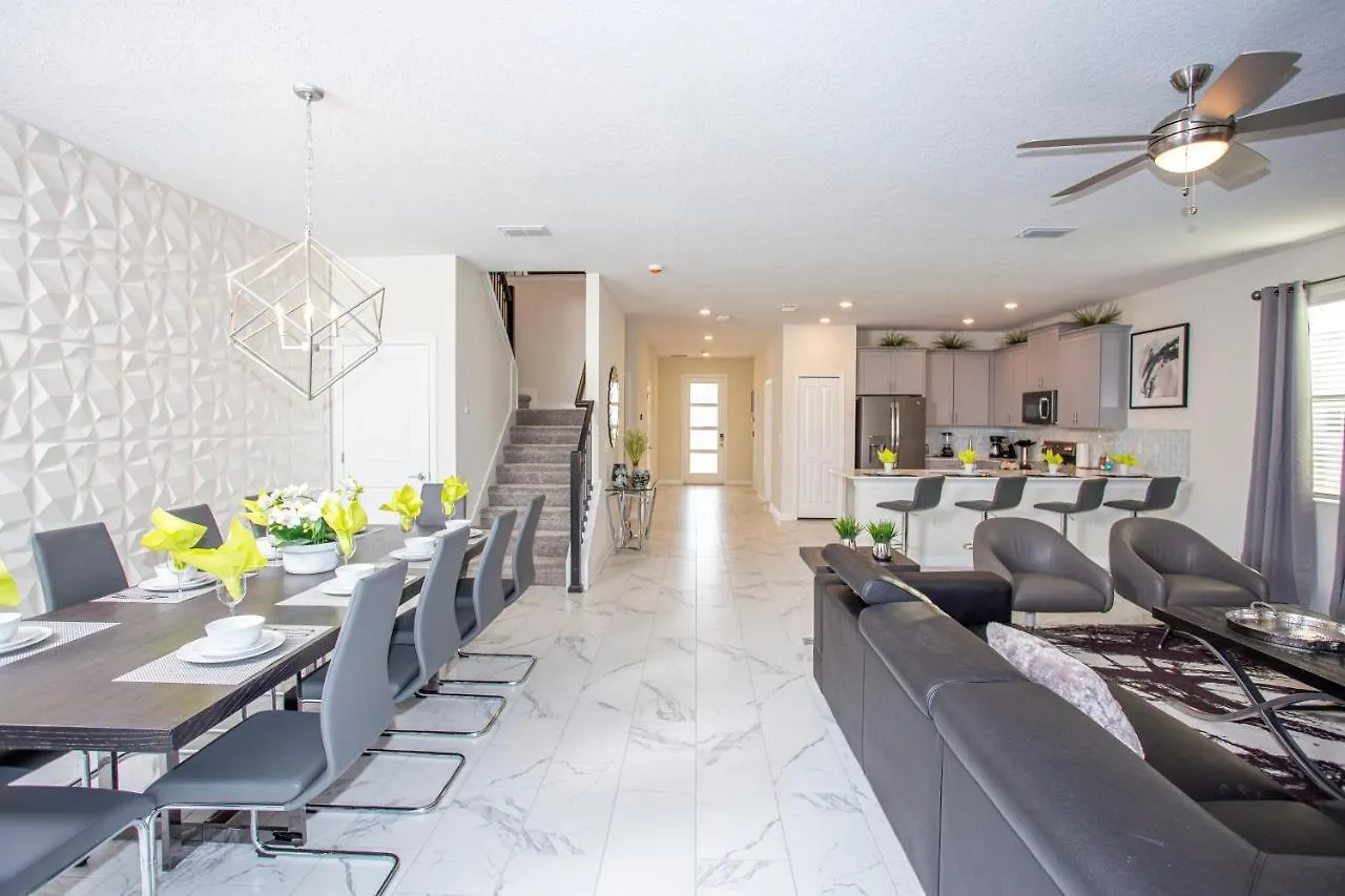 Stunning 8 Bd W/ Pool Close To Disney 2887