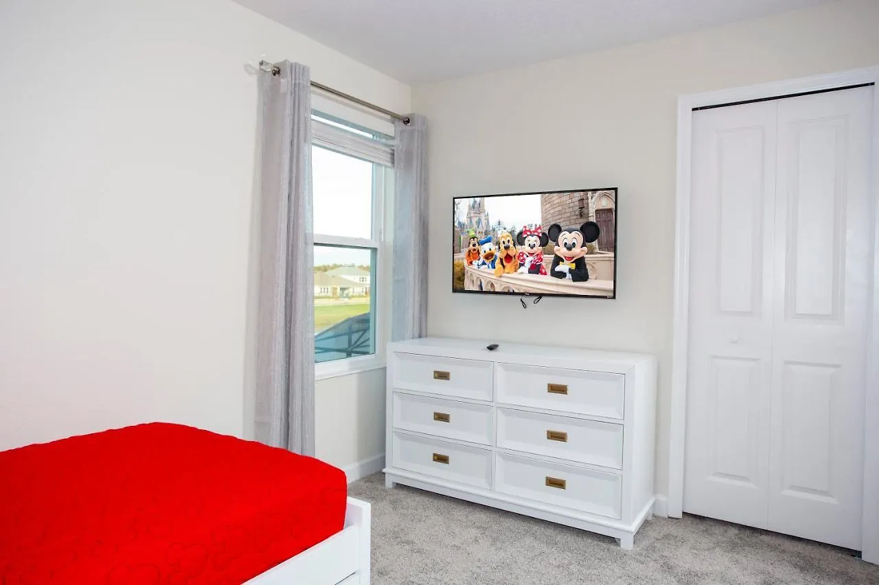 Stunning 8 Bd W/ Pool Close To Disney 2887 펜션 *