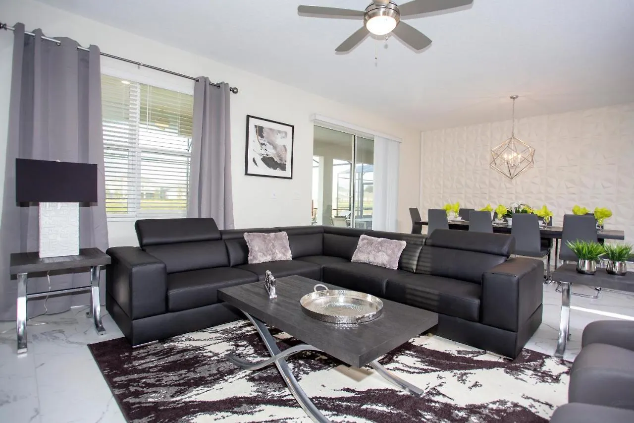 Stunning 8 Bd W/ Pool Close To Disney 2887 펜션 *