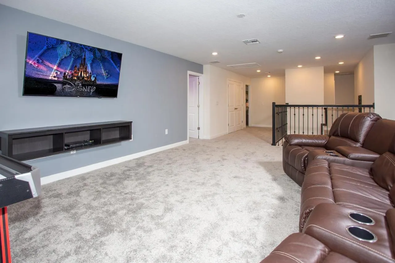 Stunning 8 Bd W/ Pool Close To Disney 2887