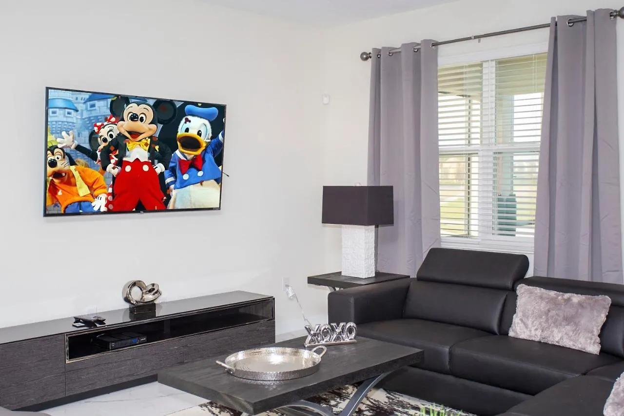 Stunning 8 Bd W/ Pool Close To Disney 2887