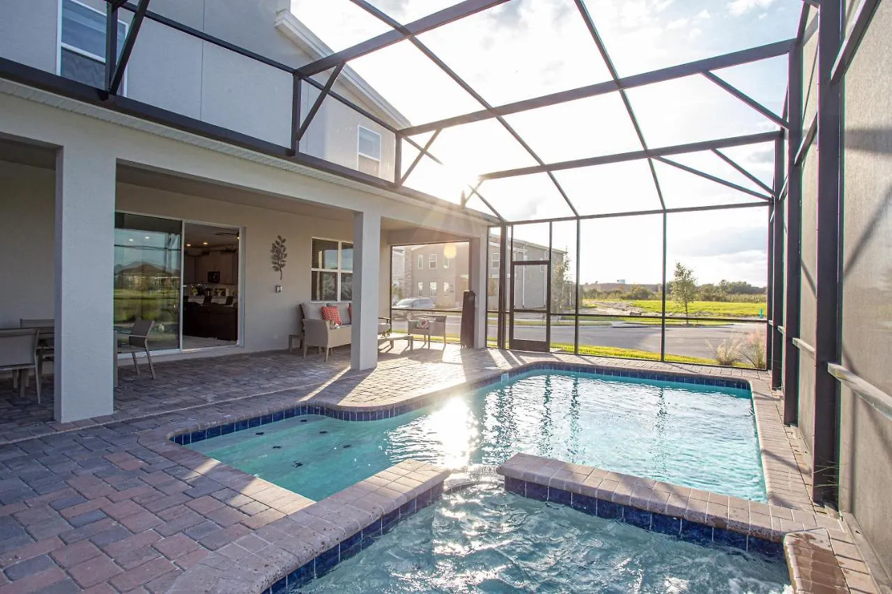 Stunning 8 Bd W/ Pool Close To Disney 2887 펜션 *
