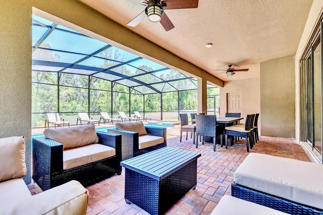 Prázdninový dům Family - 8br Luxury Mansion - Sleeps 16 - Private Pool, Hot Tub, Bbq! Kissimmee