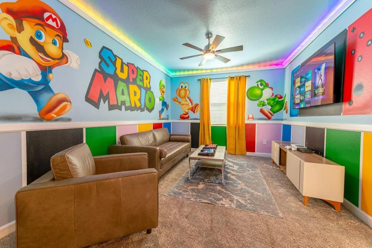 Themed Family Fun Private Pool & Game Dom wakacyjny Kissimmee