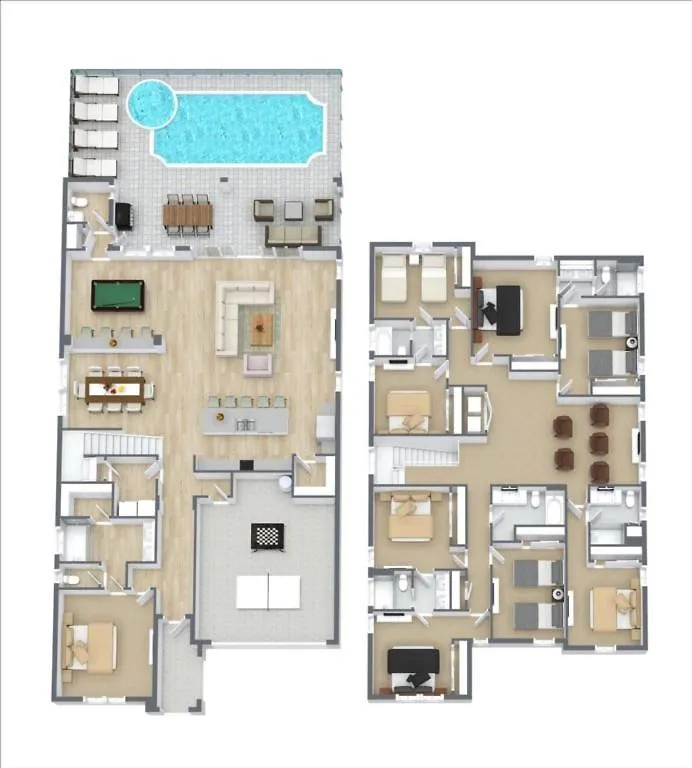 9 Bedroom- 6,5 Bathroom Solara 9024 Sr Casa vacanze