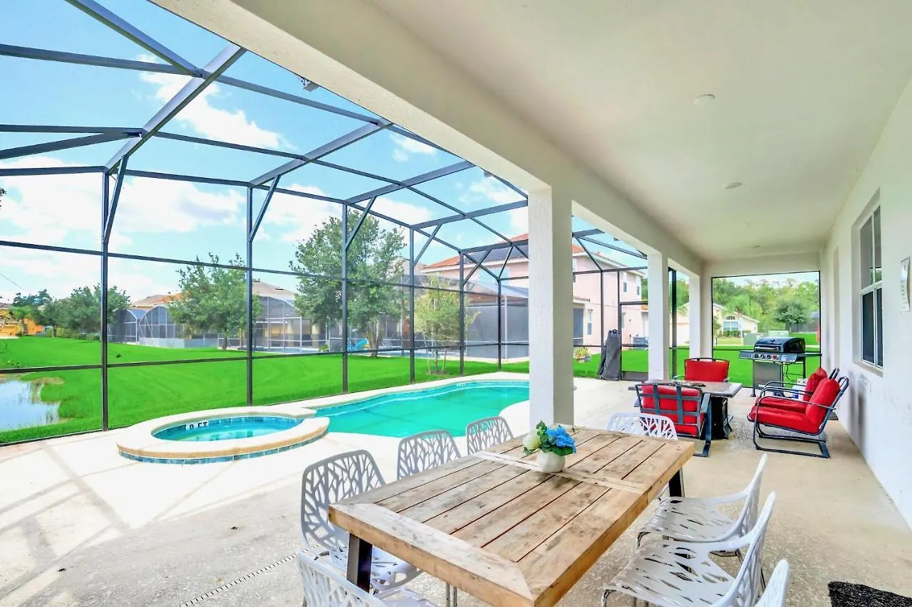 Nyaraló 9br Family W Pool Hot Tub- Near Kissimmee