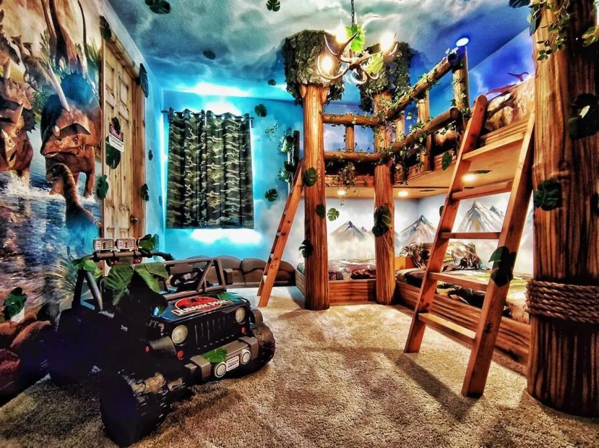 בית נופש Lakeview Theme Mansion In Solara קיסימי