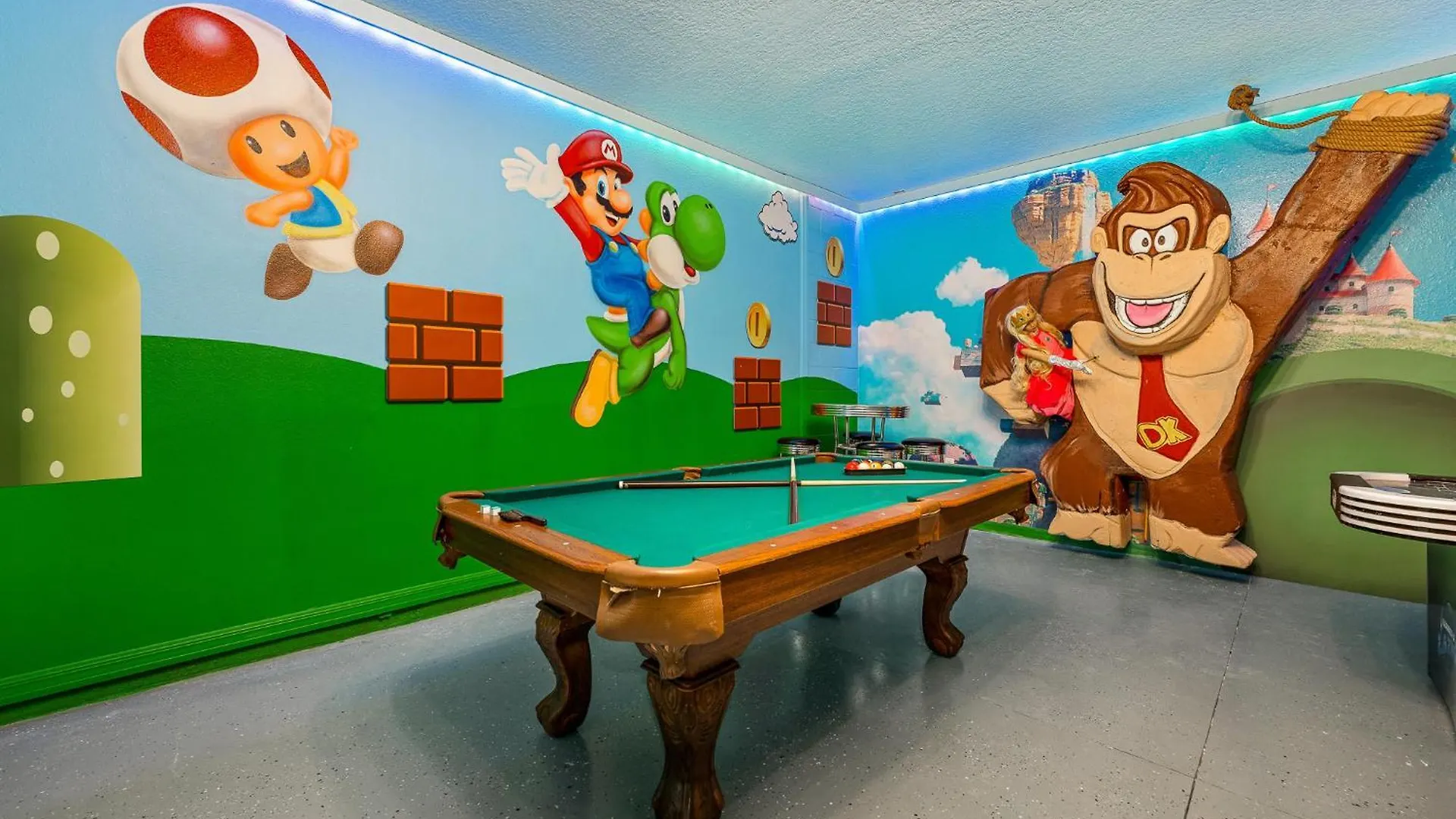 Heated Pool, Mario Game Rm, Free Waterpark Kissimmee
