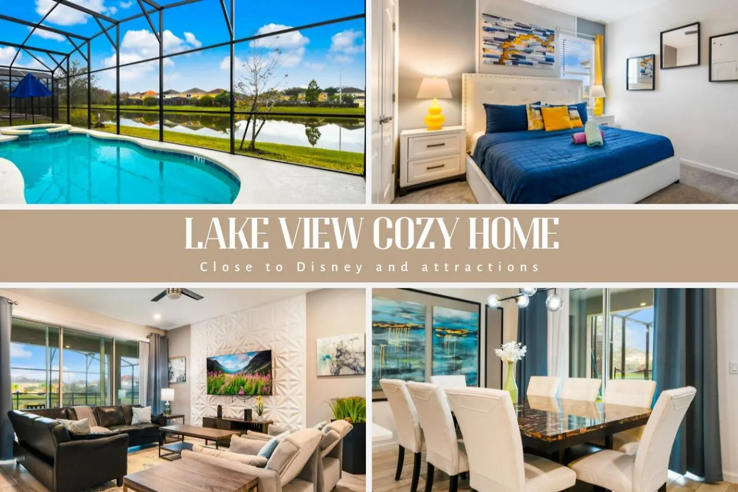 Veranda Palms Lakeview 6br Pool Spa, 別荘 *