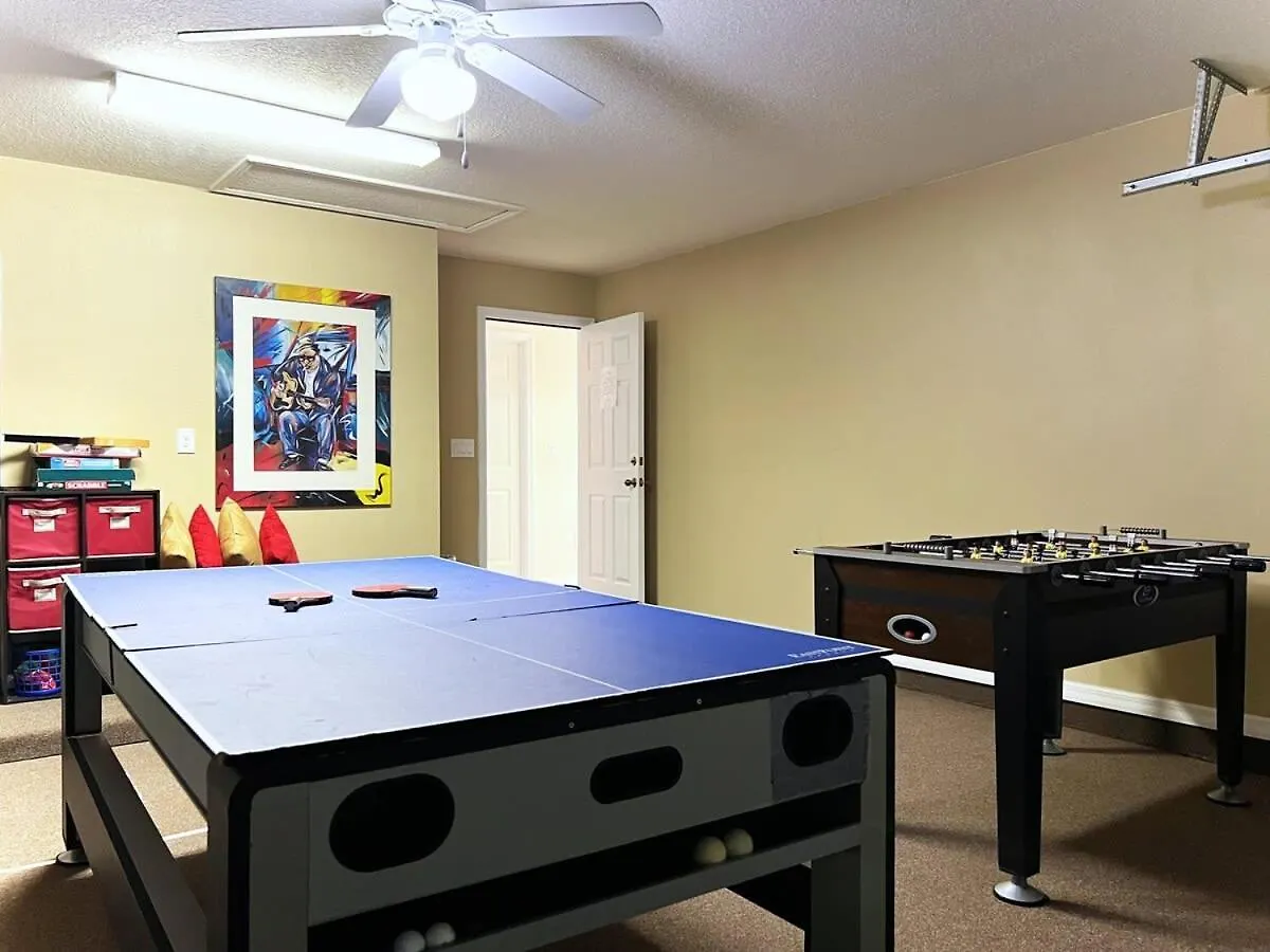 Cozy 4 Bed 3 Bath Pool Hm With Game Room-4450np Casa vacanze Kissimmee