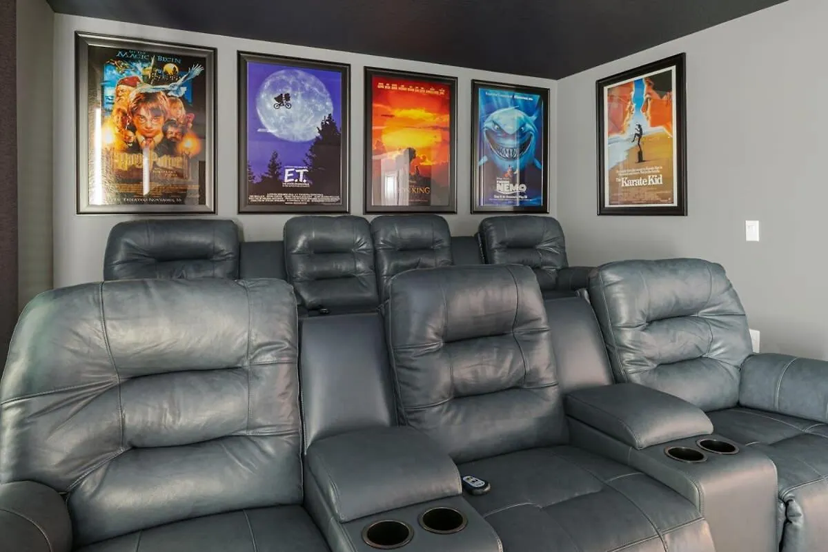 Awesome New 8br W Theme Theater By Dom wakacyjny Kissimmee