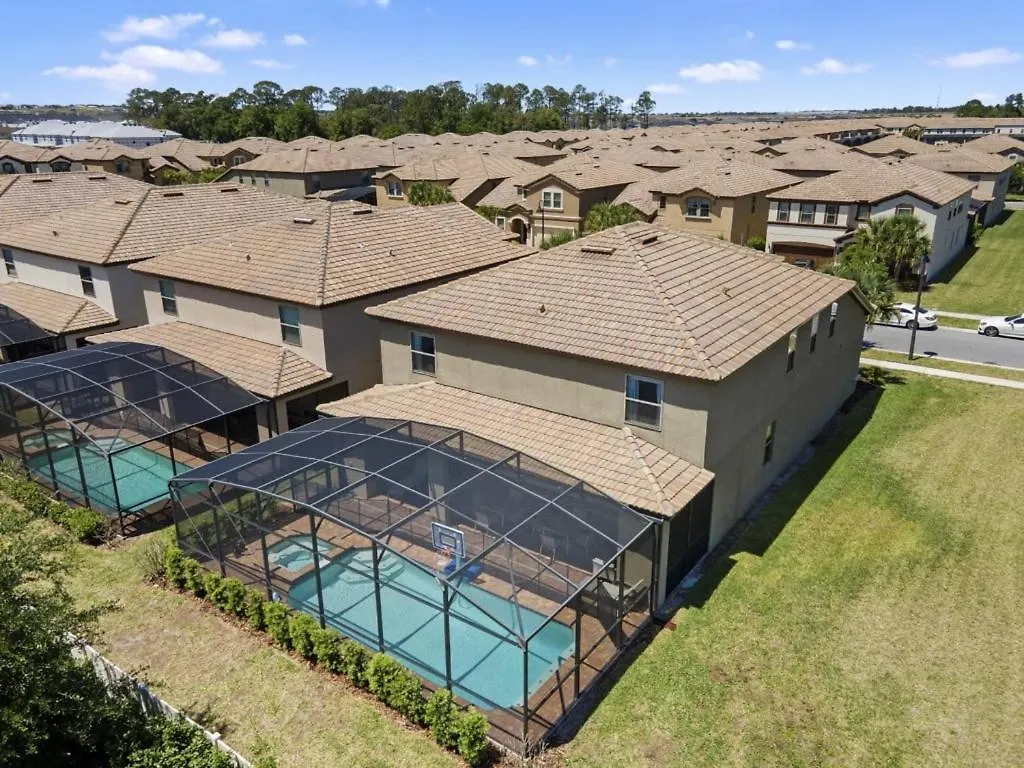 8 Bedroom- 6 Bathroom Windsor At Westside 8904bc * Kissimmee