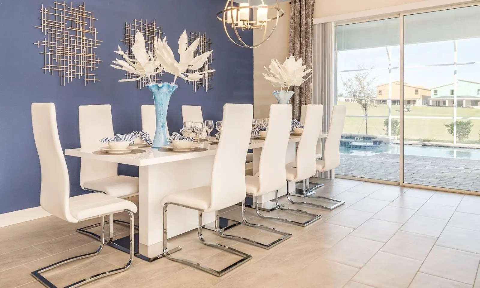 בית נופש Stylish 8 Bdrm With Pool And In Champions Gate קיסימי
