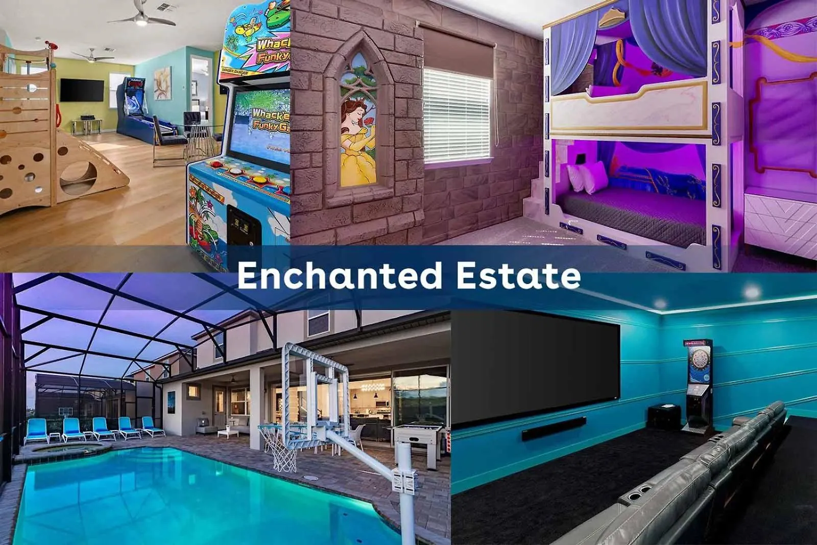 Mega Near With Gamer Br, Theater, Pool Villa *