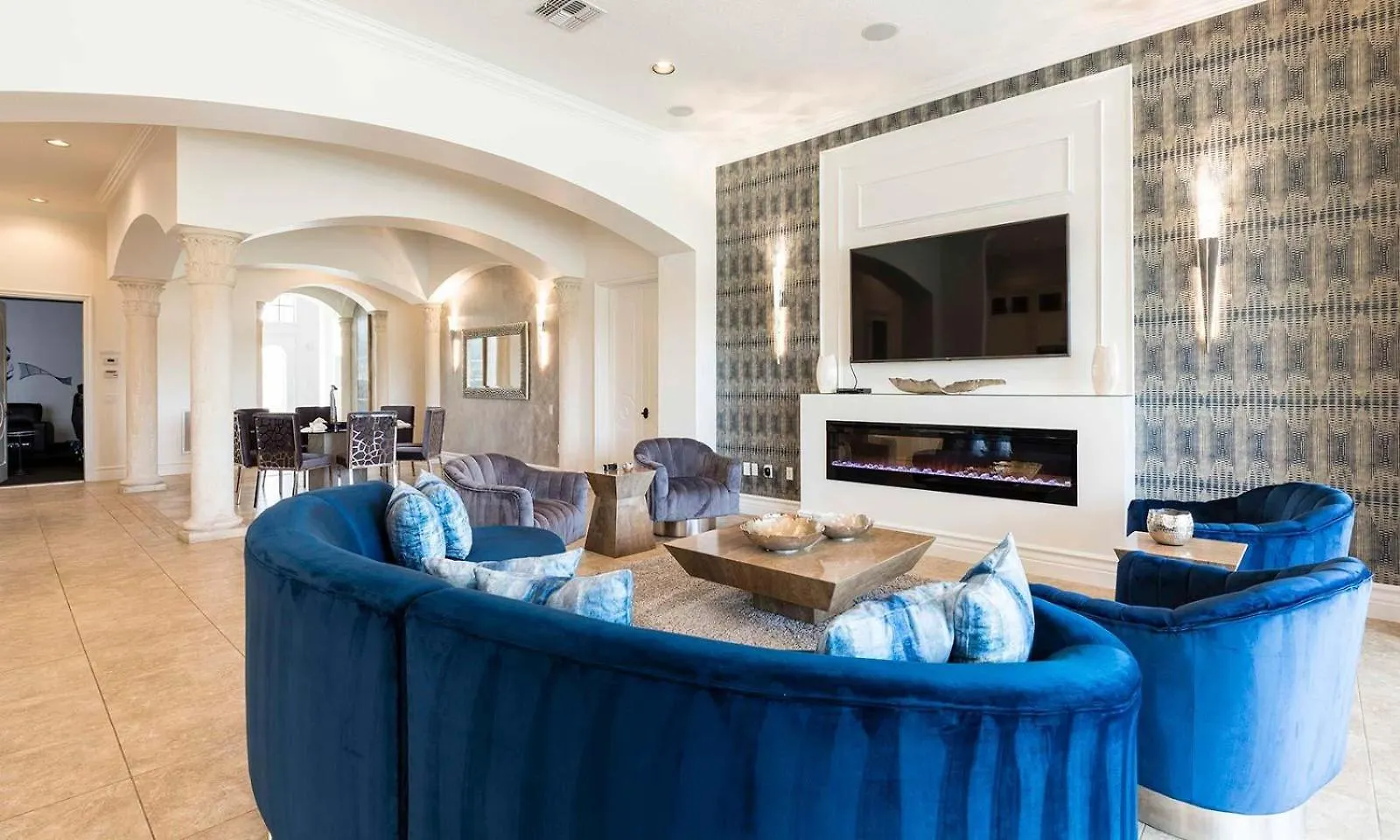 Upscale 7 Bdrm Oasis With Theater At Reunion Nyaraló Kissimmee