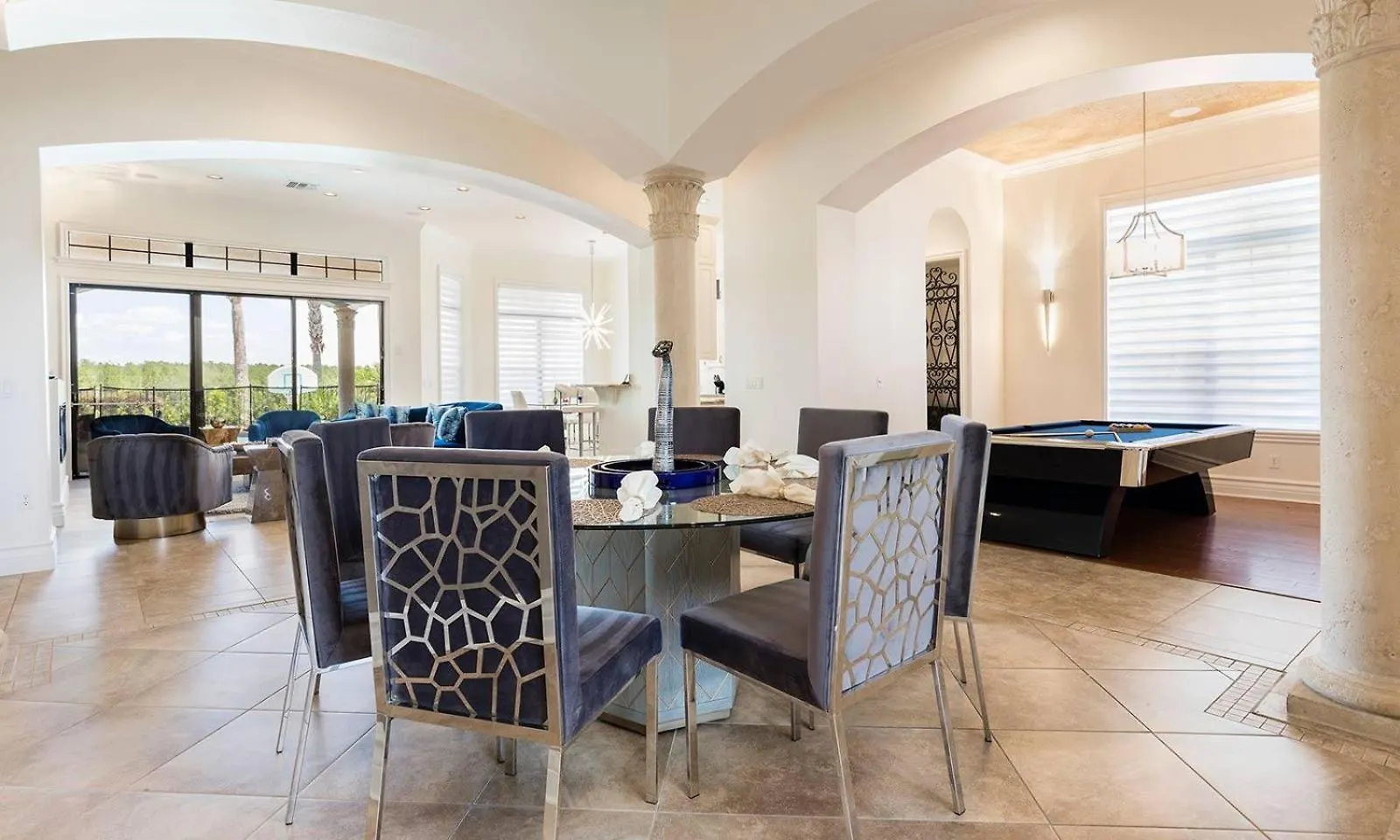 Upscale 7 Bdrm Oasis With Theater At Reunion Kissimmee