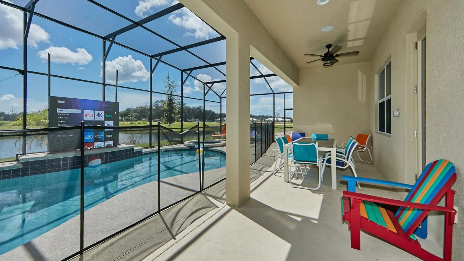 Villa 5 Star Mansion With Private Pool On Veranda Palms Orlando Mansion 5377 *
