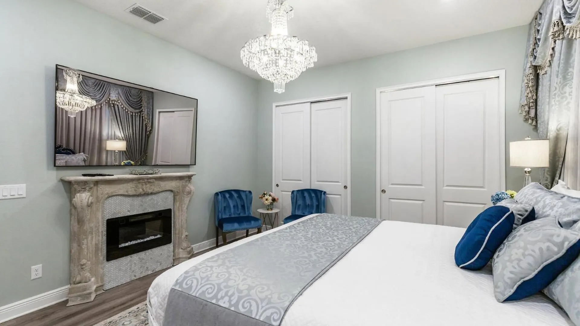 Mansion With Private Pool On Reunion And Orlando Mansion 5266 키시미