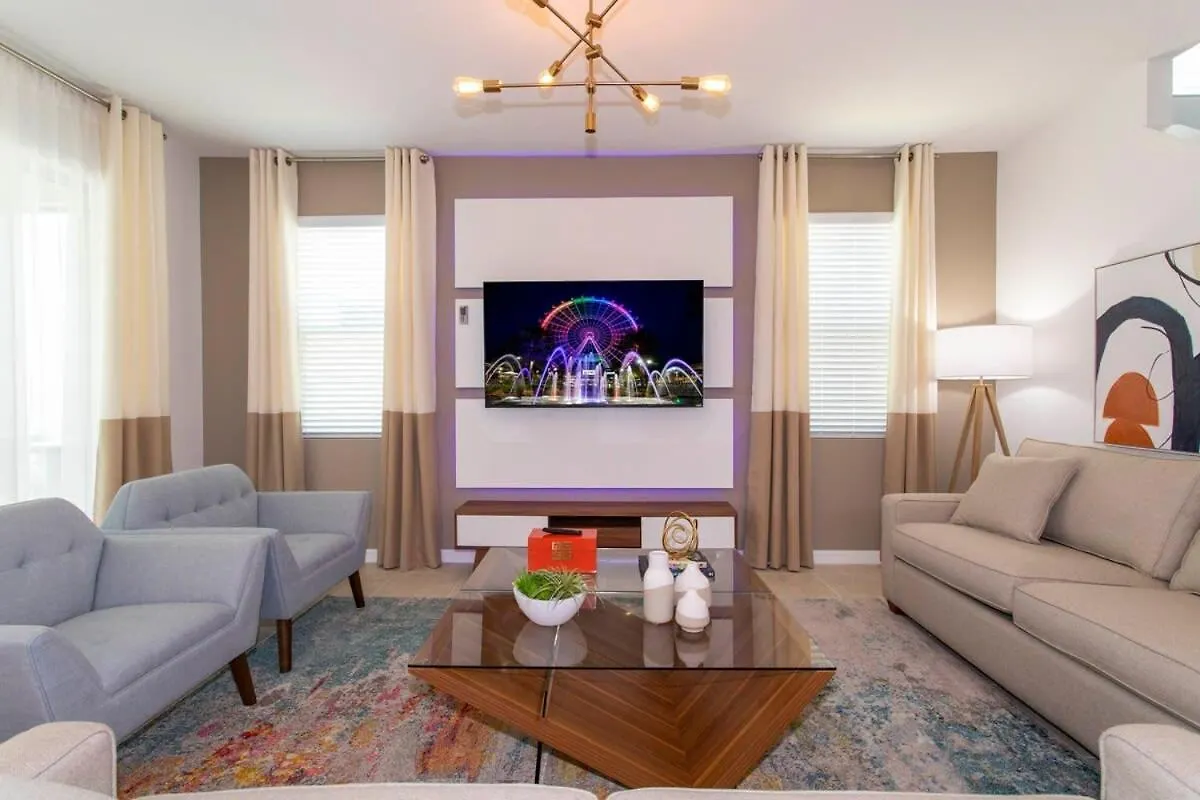 Wonderful 6 Bd W/ Game And Pool 8991 Kissimmee