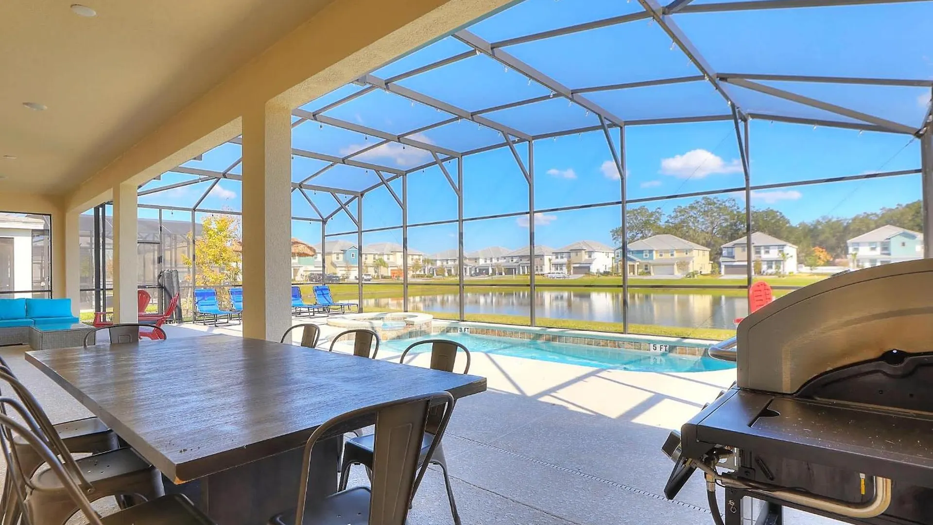 Breathtaking Lakeside 15b Movie Theme Pool-spa