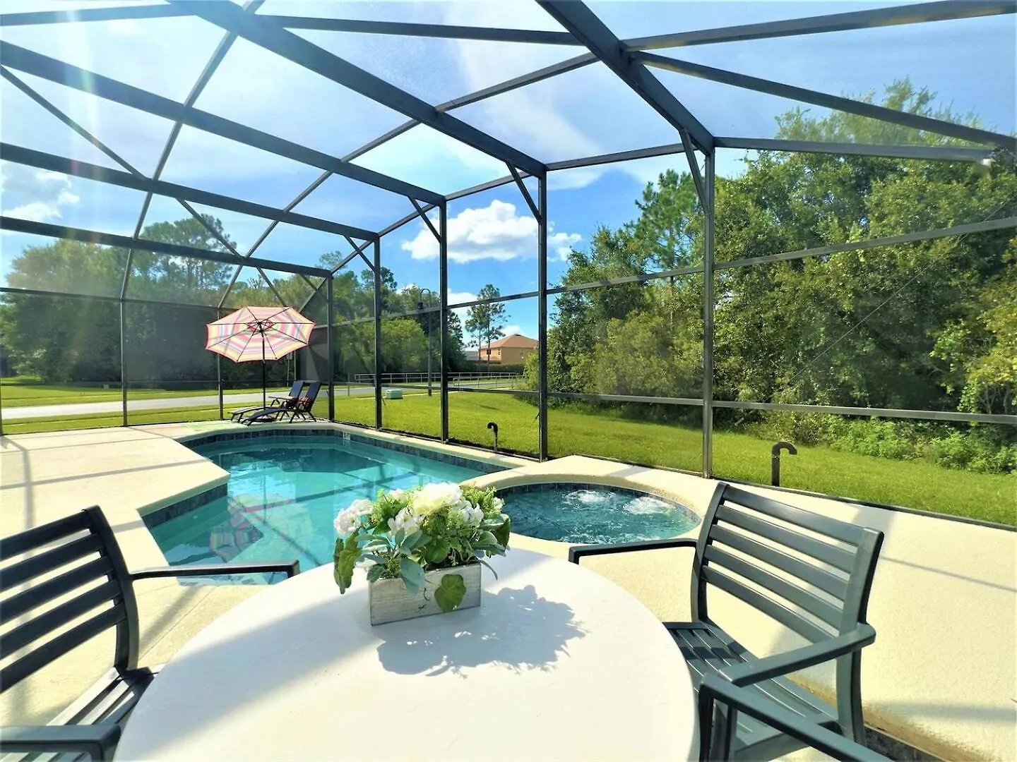 Restful 4br 3ba With Bbq, Heated Pool & Kissimmee
