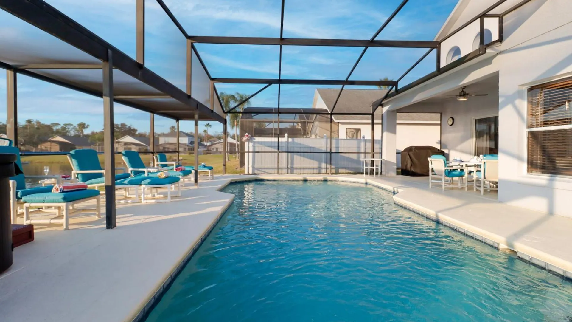 South Facing Pool With View - Hot Tub - Berkley Gated - Nr Kissimmee