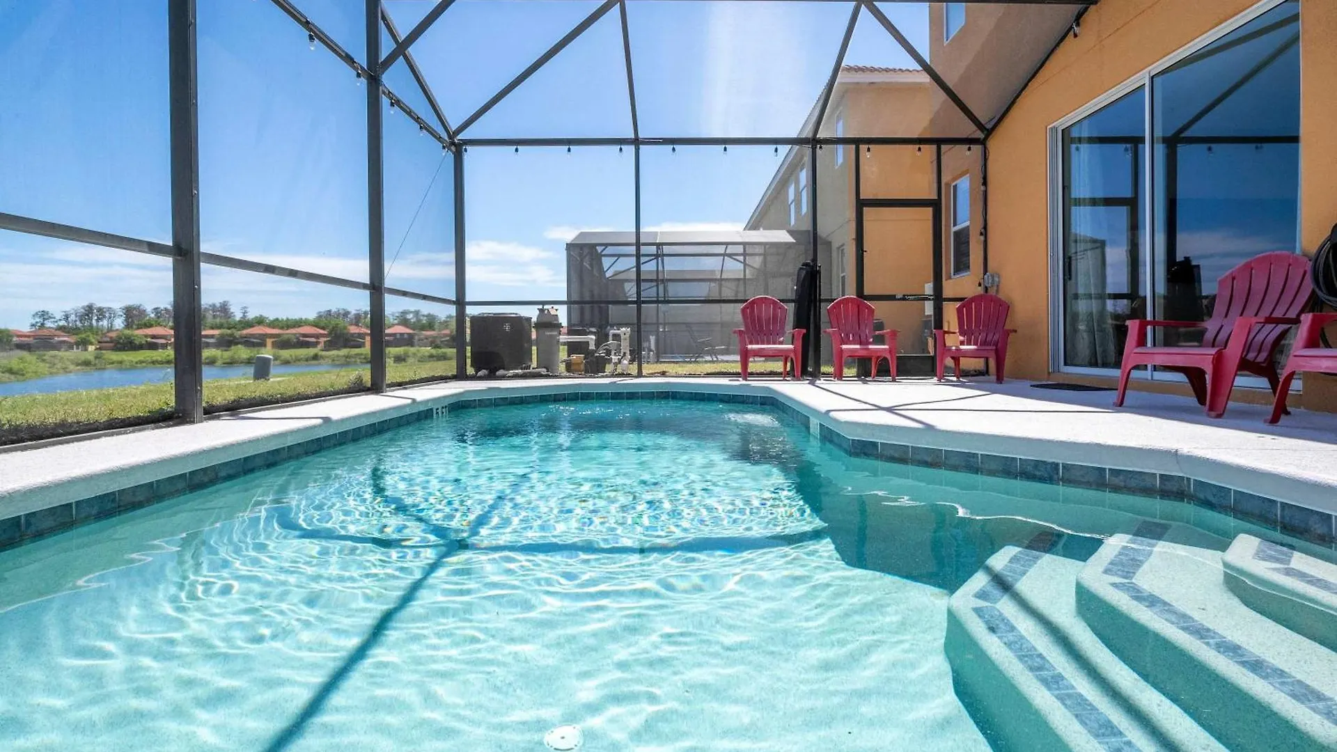 Holiday home 4br Lakefront - Themed - Pool & Bbq! Kissimmee