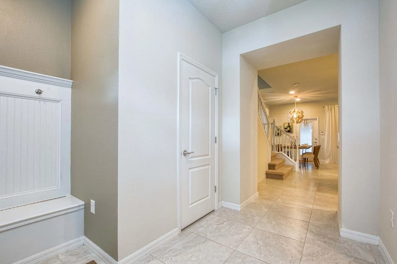 Windsor-5 Bed Townhouse W/splashpool-3808ww * オーランド